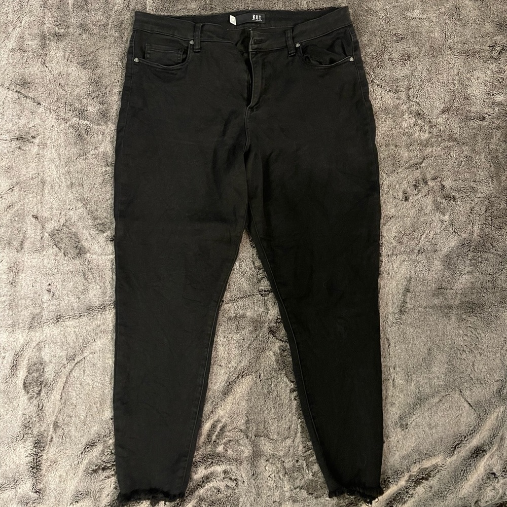 KUT from the kloth black denim